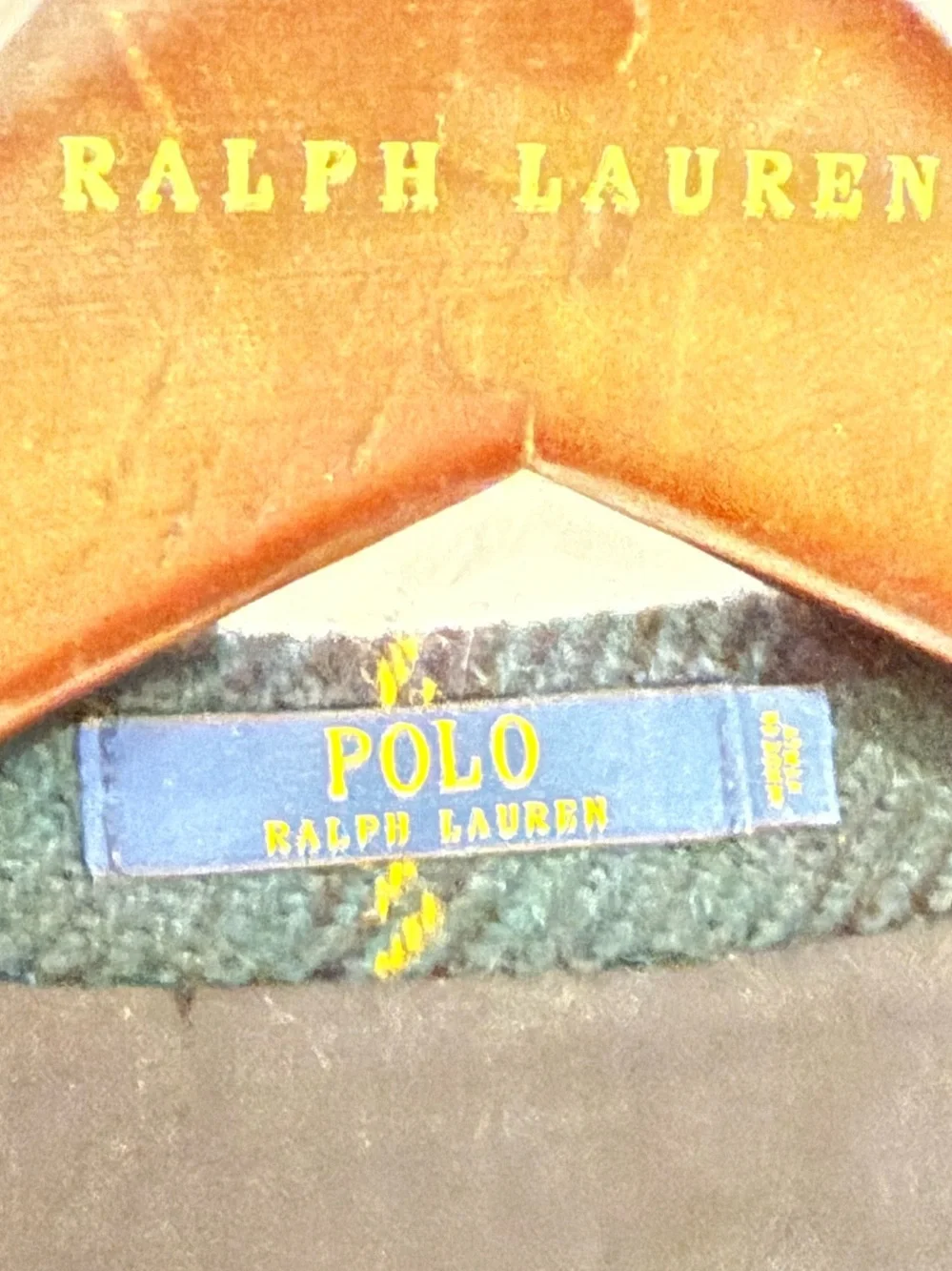 Polo by Ralph Lauren Navy & Green Plaid Sport Coat with Gold Accents - Picture 15 of 15
